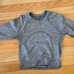 Lululemon Swiftly Tech Cropped Long Sleeve Shirt